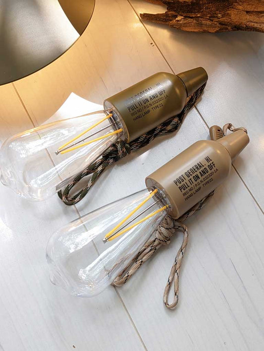 ハングランプ キャンプ照明 5灯セット POST GENERAL TYPE01 x 2/TYPE02 x 2/TYPE01 RECHARGEBLE x 1